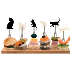 Legami Weitere Küchen-Accessoires|Cocktail Hour*6 kleine Aperitif-Gabeln im Set