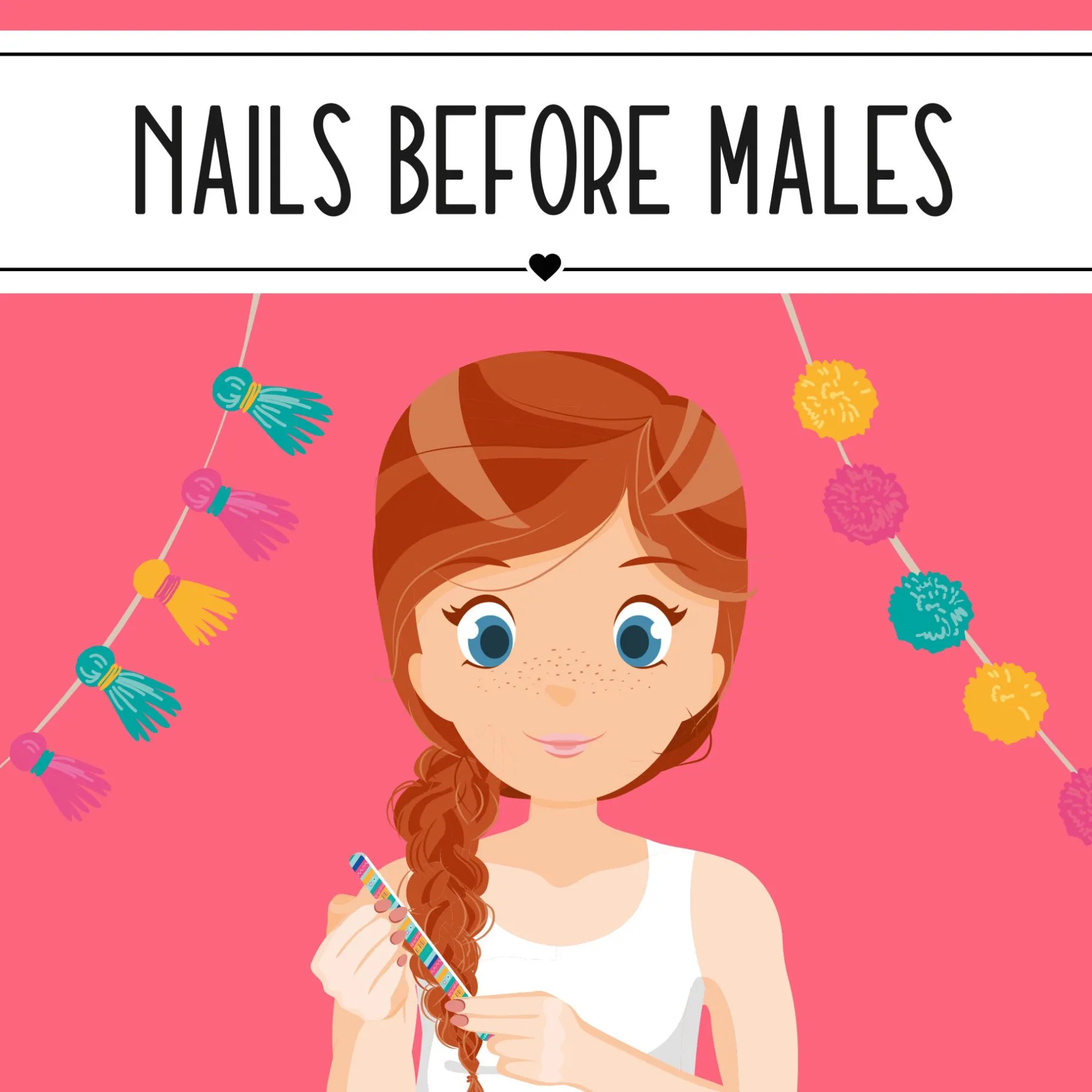Legami Beauty-Accessoires*3 Nagelfeilen im Set - Nails Before Males