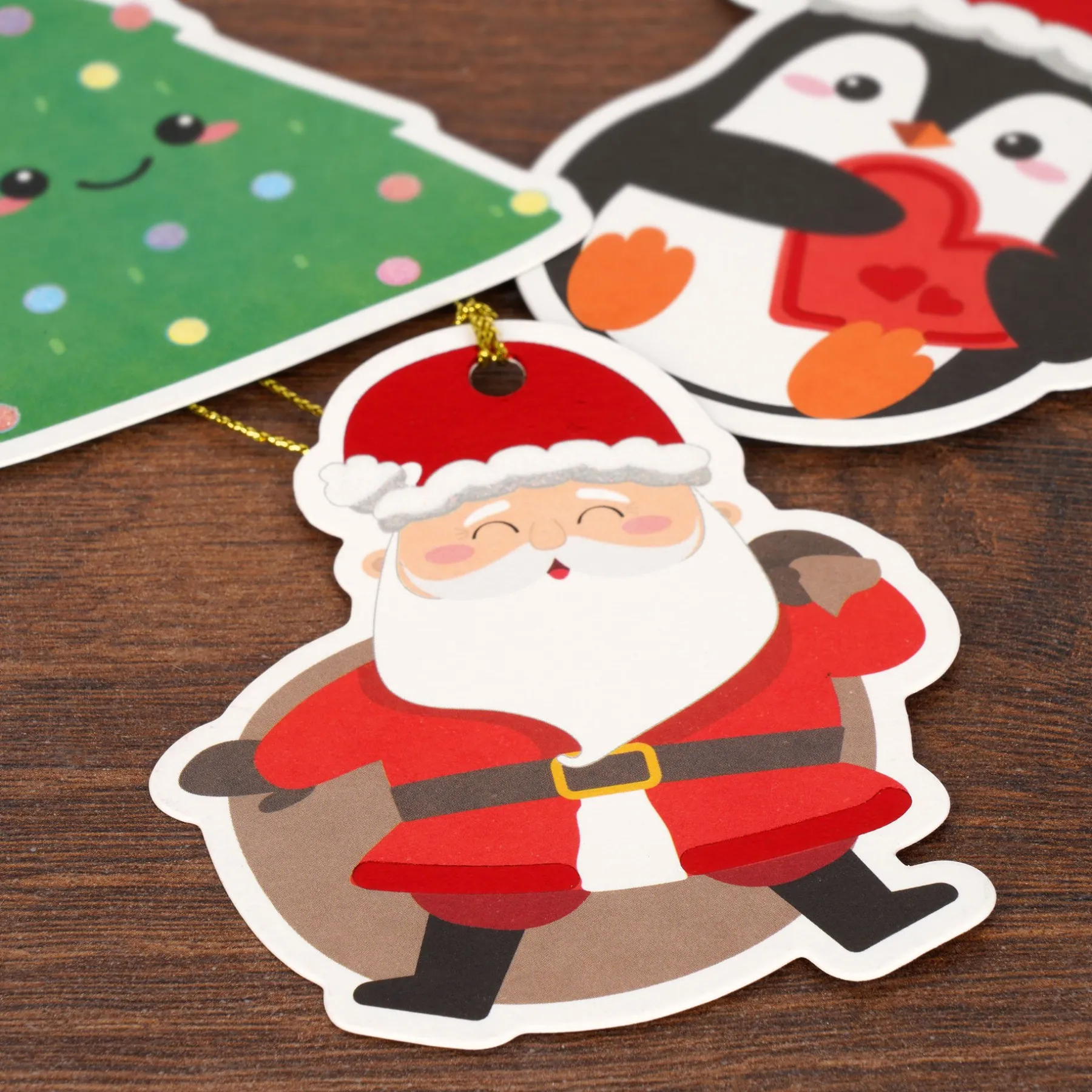 Legami Party-Accessoires*10 weihnachtliche Verschlussetiketten im Set