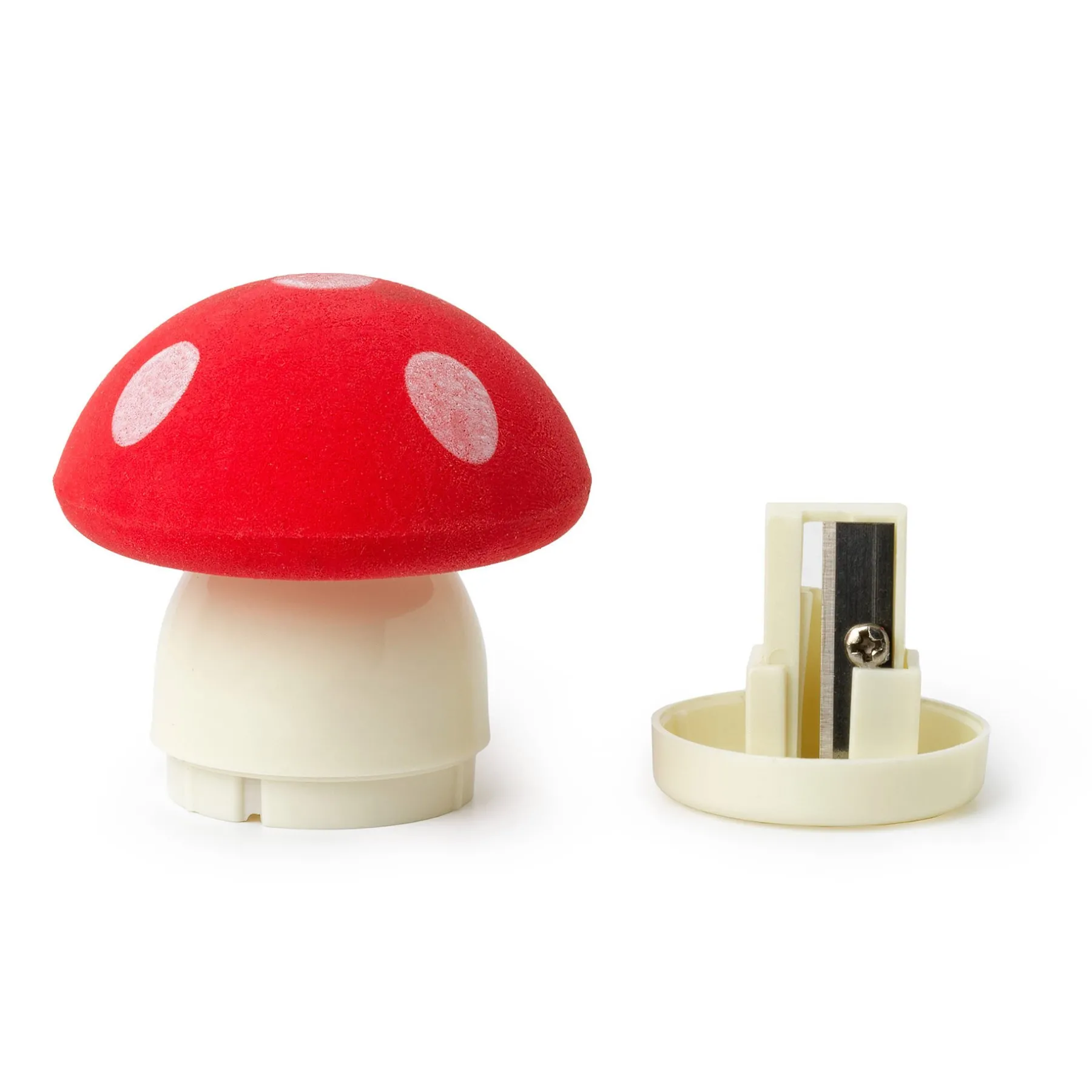 Legami Spitzer|Radiergummis Und Korrekturroller*Anspitzer mit Radiergummi - Magic Mushroom