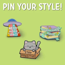 Legami Broschen*Anstecknadel aus emailliertem Metall - Pin Your Style!
