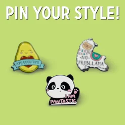 Legami Broschen*Anstecknadel aus emailliertem Metall - Pin Your Style!