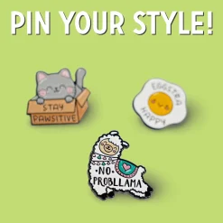 Legami Broschen*Anstecknadel aus emailliertem Metall - Pin Your Style!