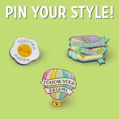 Legami Broschen*Anstecknadel aus emailliertem Metall - Pin Your Style!