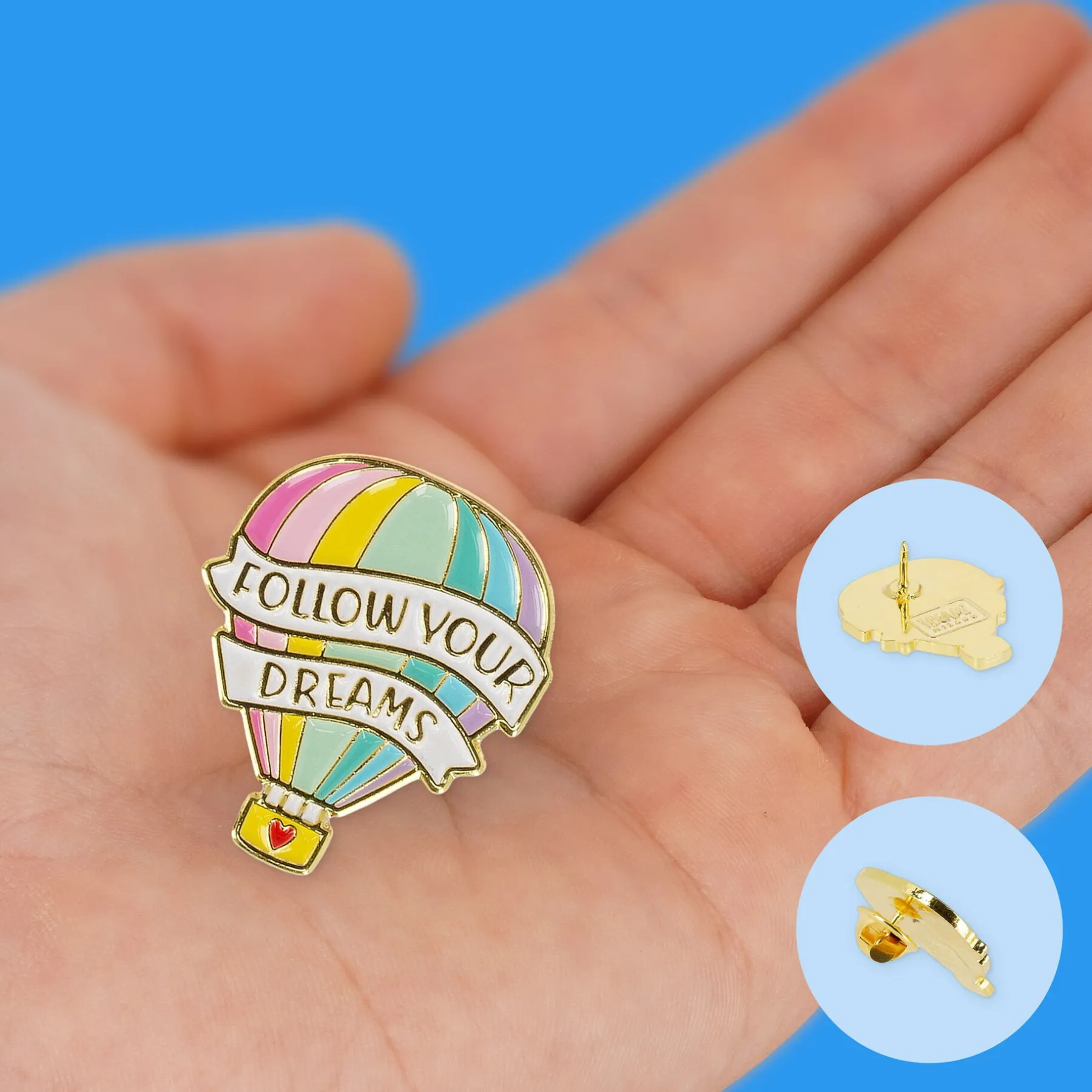 Legami Broschen*Anstecknadel aus emailliertem Metall - Pin Your Style!