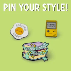 Legami Broschen*Anstecknadel aus emailliertem Metall - Pin Your Style!