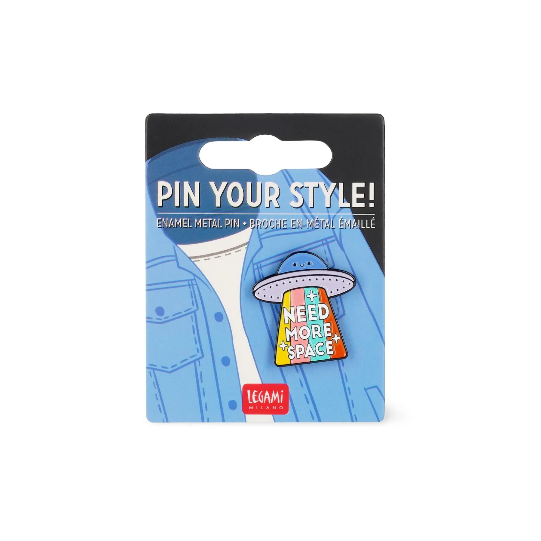 Legami Broschen*Anstecknadel aus emailliertem Metall - Pin Your Style!