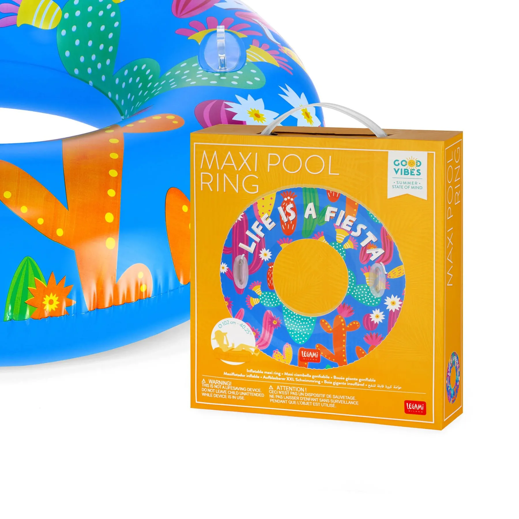 Legami Schlauchboote*Aufblasbarer Maxi-Schwimmring - Maxi Pool Ring