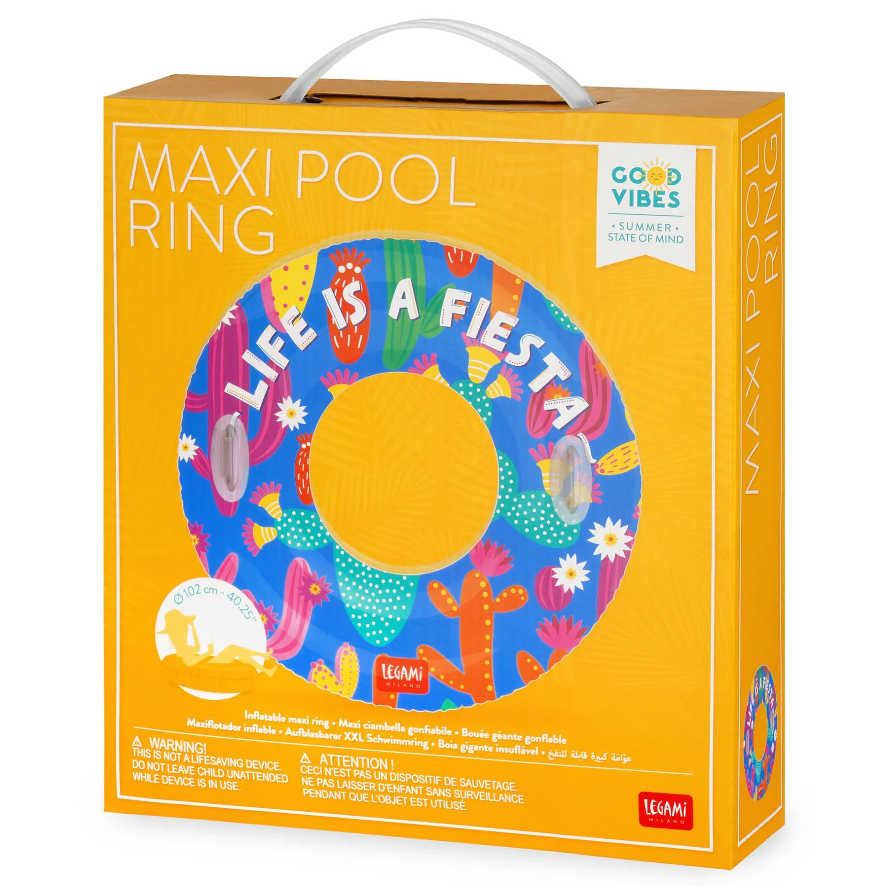 Legami Schlauchboote*Aufblasbarer Maxi-Schwimmring - Maxi Pool Ring