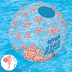 Legami Spiele Am Strand|Schlauchboote*Aufblasbarer Strandball - Glitter Beach Ball