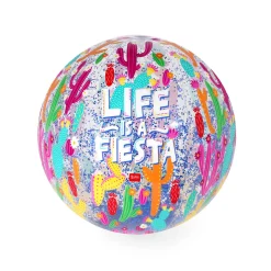 Legami Spiele Am Strand|Schlauchboote*Aufblasbarer Strandball - Glitter Beach Ball