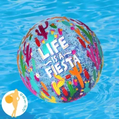 Legami Spiele Am Strand|Schlauchboote*Aufblasbarer Strandball - Glitter Beach Ball