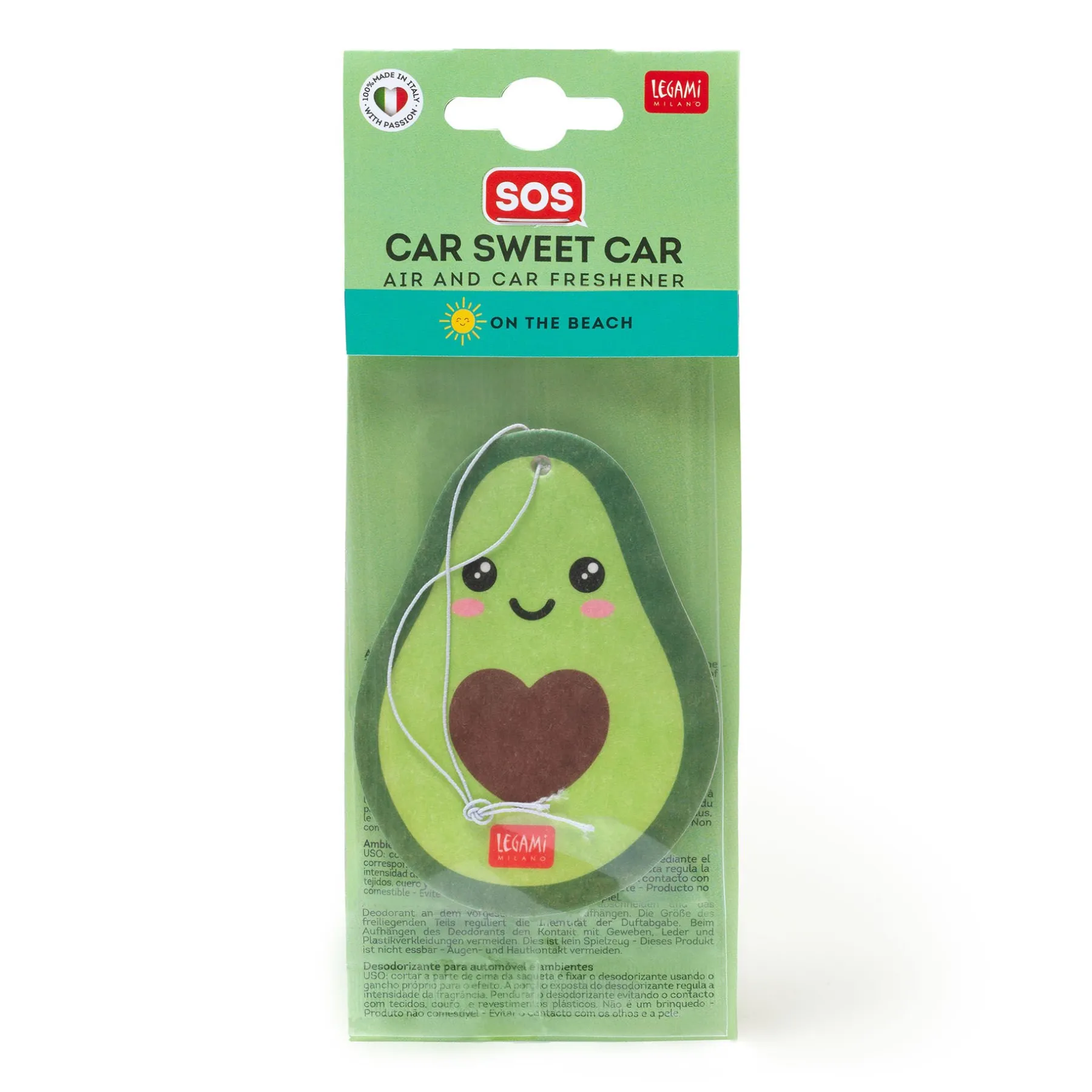 Legami Weitere Accessoires|Reise-Accessoires*Duftspender für Auto und Innenräume - SOS Car Sweet Car