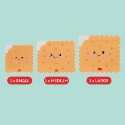 Legami Weitere Küchen-Accessoires*3er-Set Lebensmittelbeutel - Snack Bags