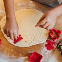 Legami Weitere Küchen-Accessoires|Party-Accessoires*5er-Set Plätzchenformen mit Stempel - Cookie Time!