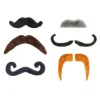 Legami Spiele*6er-Set selbstklebender Fake-Schnurrbärte - Hot Mou-Stache