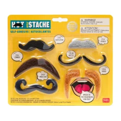 Legami Spiele*6er-Set selbstklebender Fake-Schnurrbärte - Hot Mou-Stache