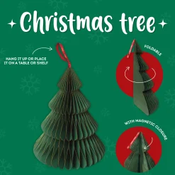 Legami Party-Accessoires*Falt-Weihnachtsbaum aus Papier