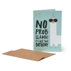 Legami Geburtstagskarten*Glückwunschkarte Geburtstag - No Probllama