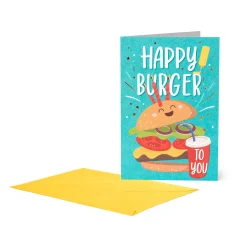 Legami Geburtstagskarten*Glückwunschkarte Geburtstag - Burger