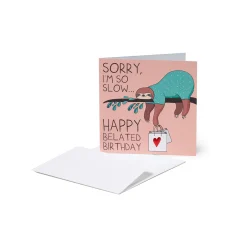 Legami Geburtstagskarten*Glückwunschkarte Geburtstag - Sloth