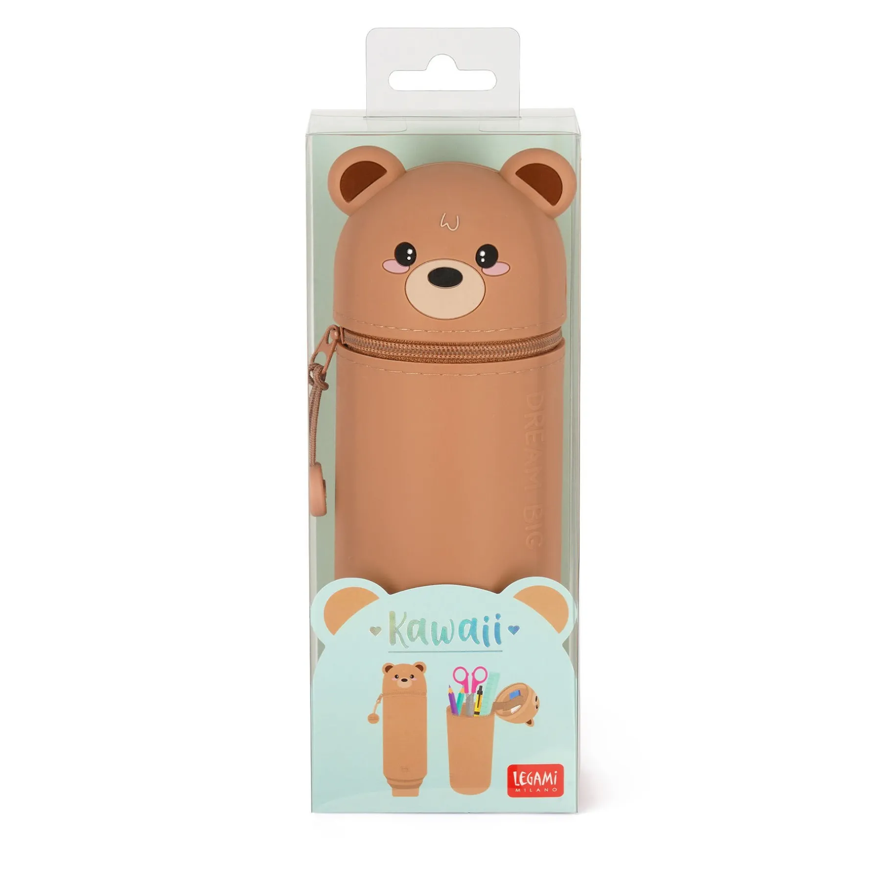Legami Federmäppchen*2-in-1-Federmäppchen aus Silikon - Kawaii