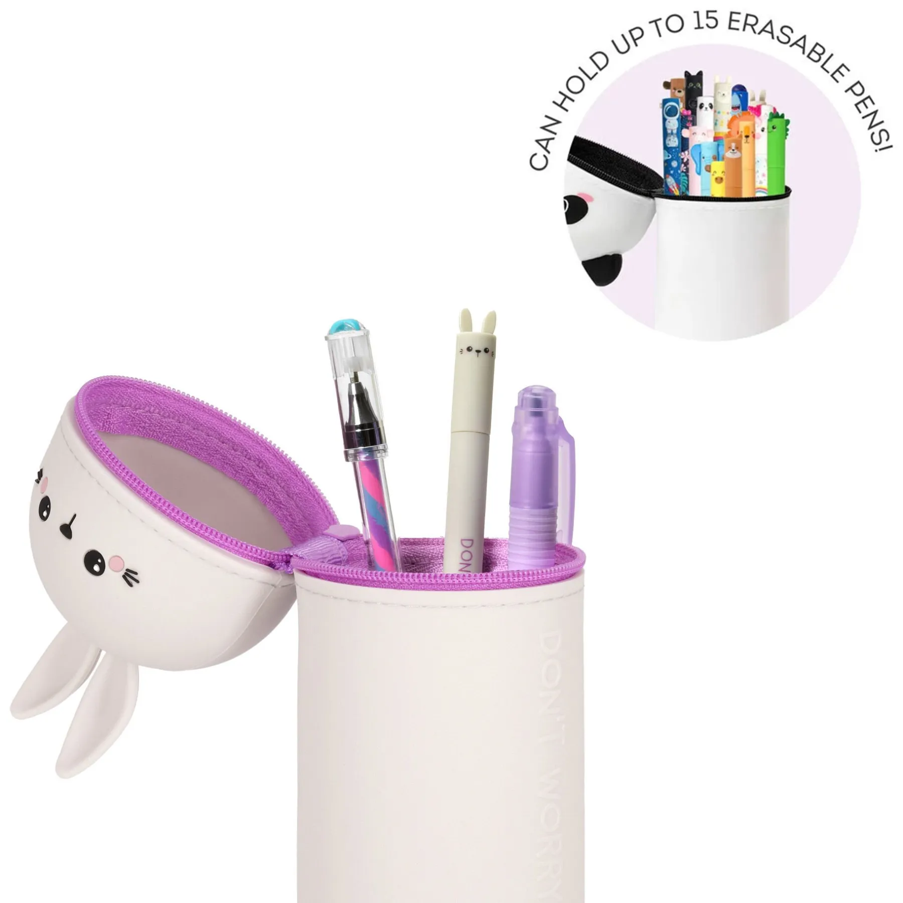 Legami Federmäppchen*2-in-1-Federmäppchen aus Silikon - Kawaii