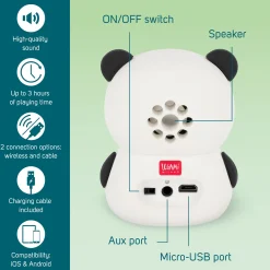 Legami Lautsprecher*Kabelloser Speaker mit Halterung - The Sound of Cuteness