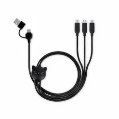 Legami Zubehör Für Smartphone, Pc, Tablet|Power-Banks Und Ladegeräte*Lade- und Synchronisationskabel 3 in 1 - Three Hugs