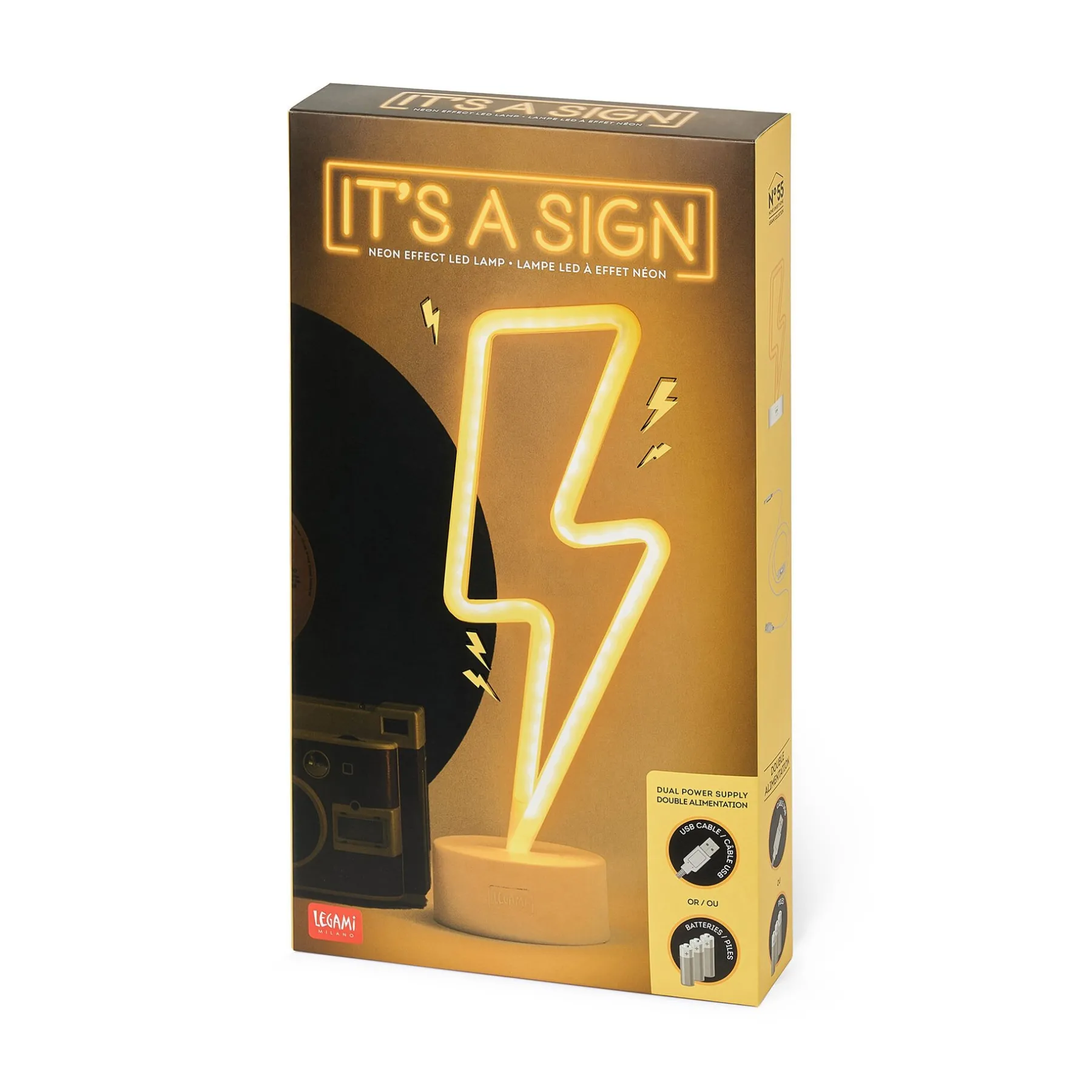 Legami Lampen|Deko-Leuchten*LED-Lampe mit Neoneffekt - It‘s a Sign
