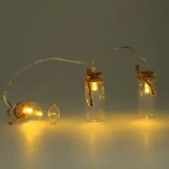 Legami Deko-Leuchten*LED-Lichterkette mit Glasgefäßen