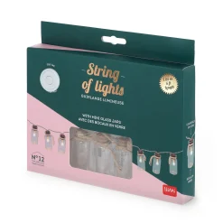 Legami Deko-Leuchten*LED-Lichterkette mit Glasgefäßen