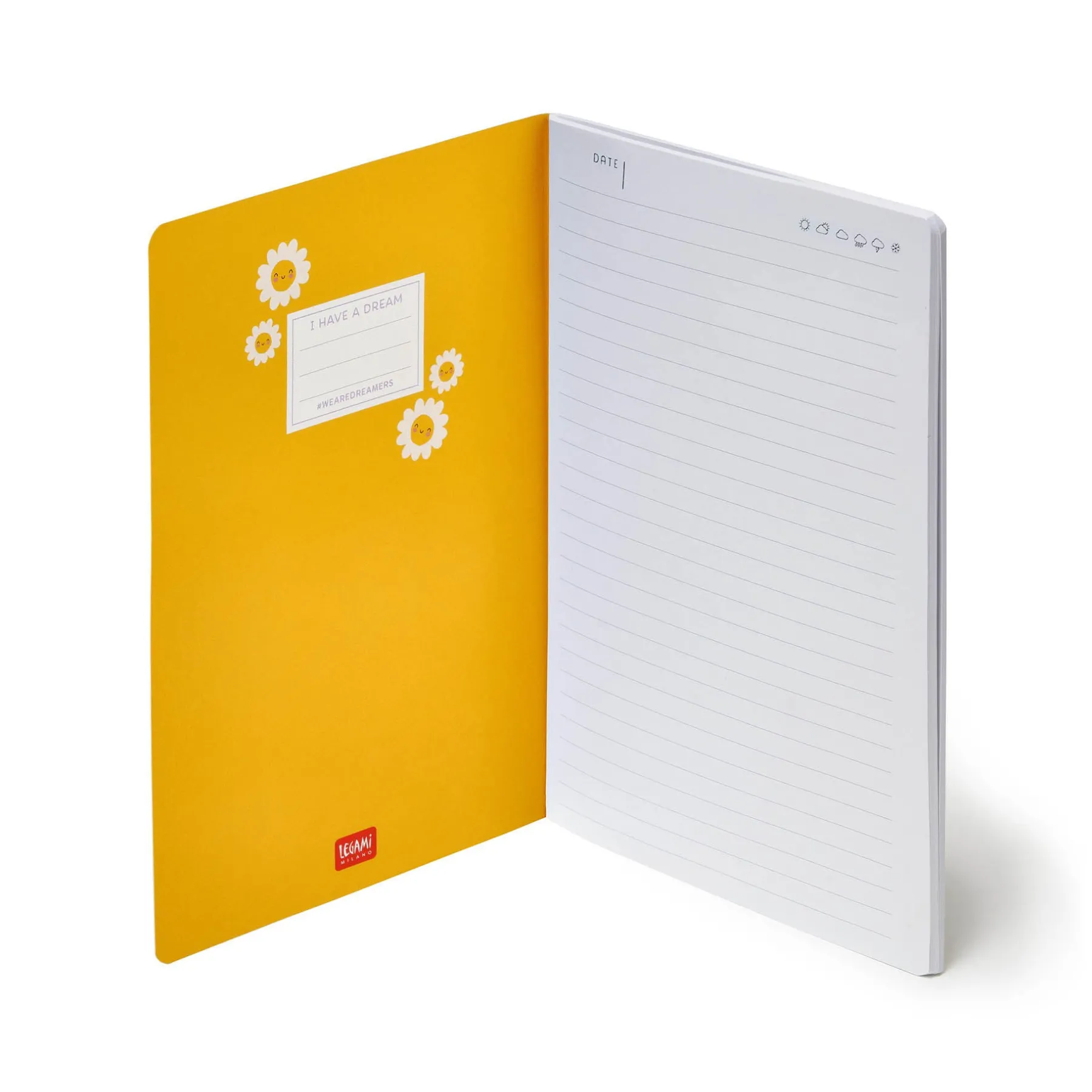 Legami Linierte Hefte*Liniertes Notizbuch - Medium - A5-Format