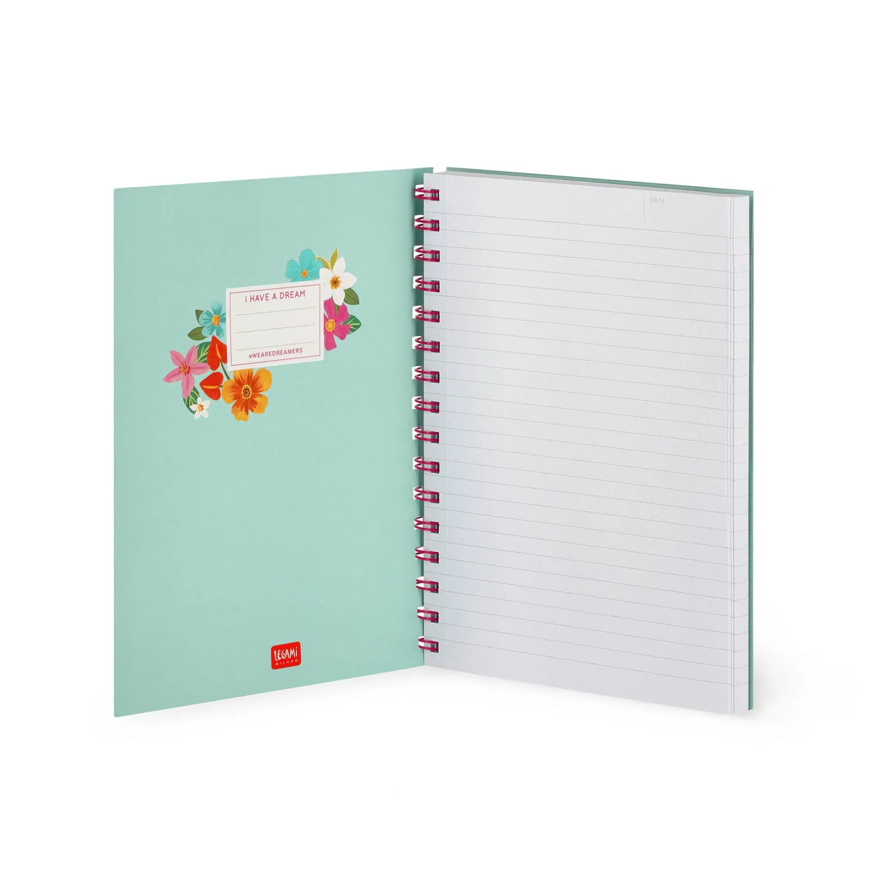 Legami Linierte Hefte*Liniertes Notizbuch -Large - Spiralbindung - A5-Format