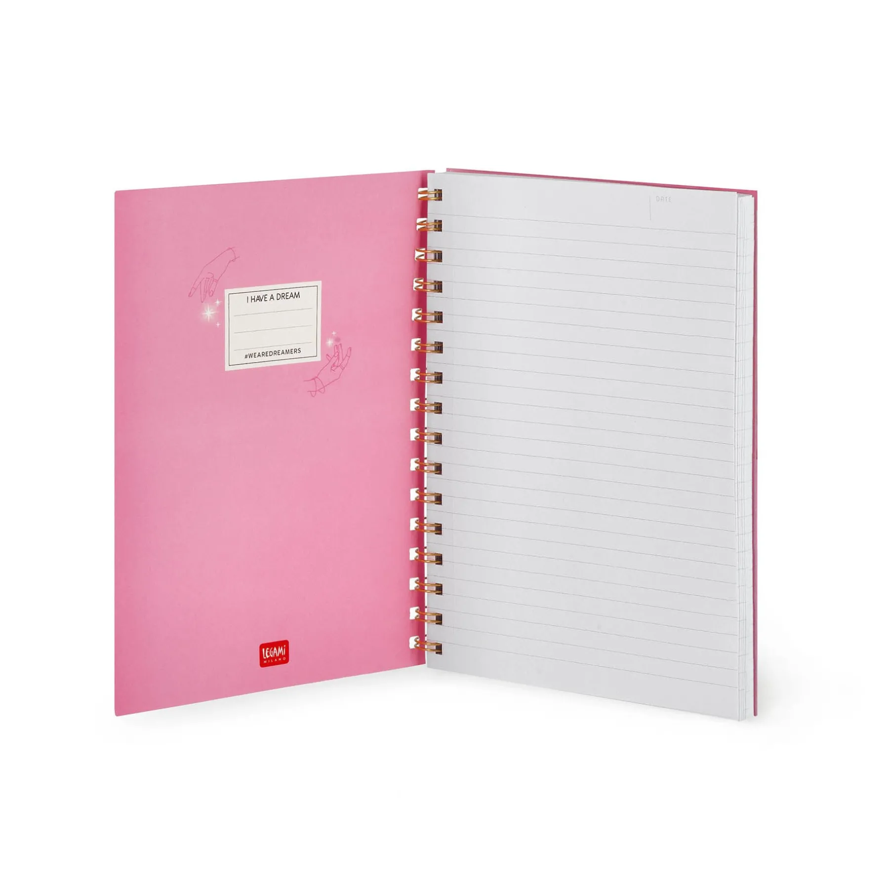 Legami Linierte Hefte*Liniertes Notizbuch -Large - Spiralbindung - A5-Format