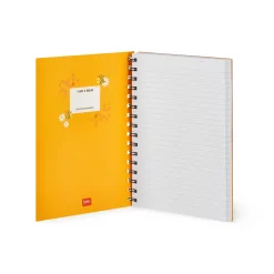 Legami Linierte Hefte*Liniertes Notizbuch -Large - Spiralbindung - A5-Format