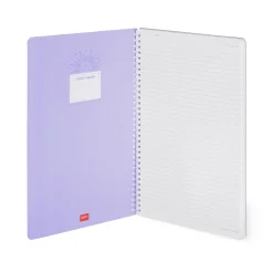 Legami Linierte Hefte*Liniertes Notizbuch -Maxi - Spiralbindung - A5-Format