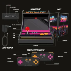 Legami Arcade*Mini-Arcade Spielautomat - Arcade Game Room