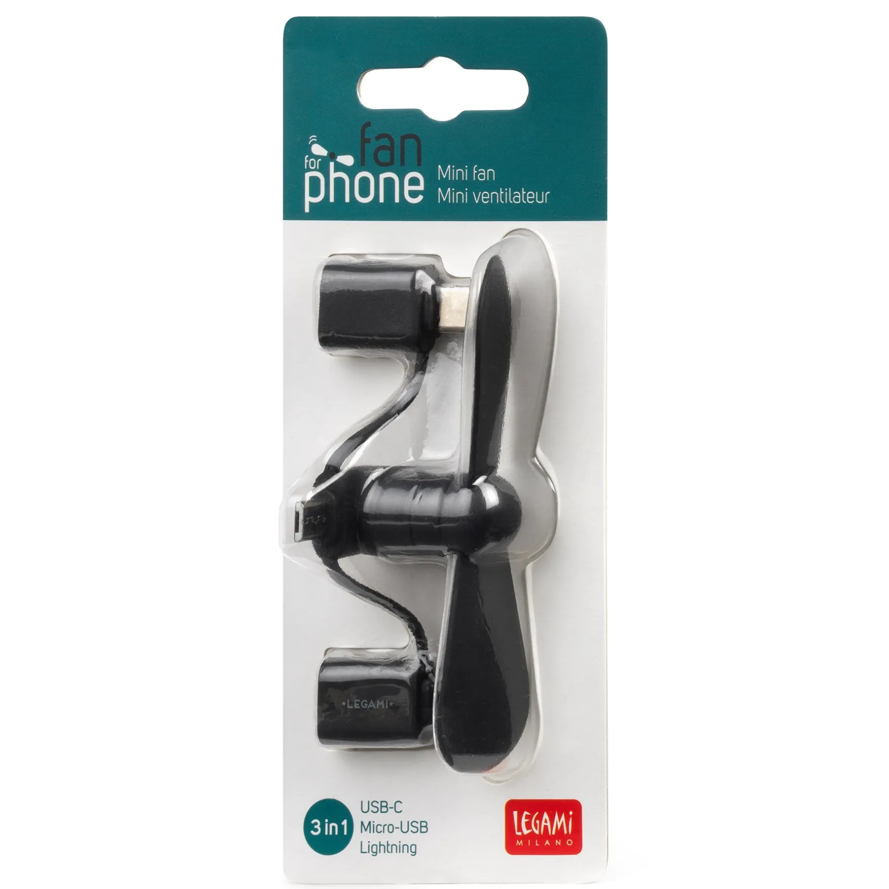 Legami Zubehör Für Smartphone, Pc, Tablet*Mini-Ventilator für Smartphones