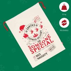 Legami Party-Accessoires*Sack für Geschenke vom Weihnachtsmann