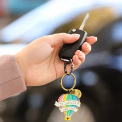 Legami Schlüsselanhänger*Schlüsselanhänger aus emailliertem Metall - What a Key Ring!