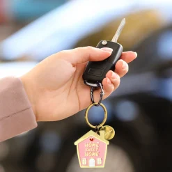 Legami Schlüsselanhänger*Schlüsselanhänger aus emailliertem Metall - What a Key Ring!
