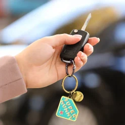 Legami Schlüsselanhänger*Schlüsselanhänger aus emailliertem Metall - What a Key Ring!