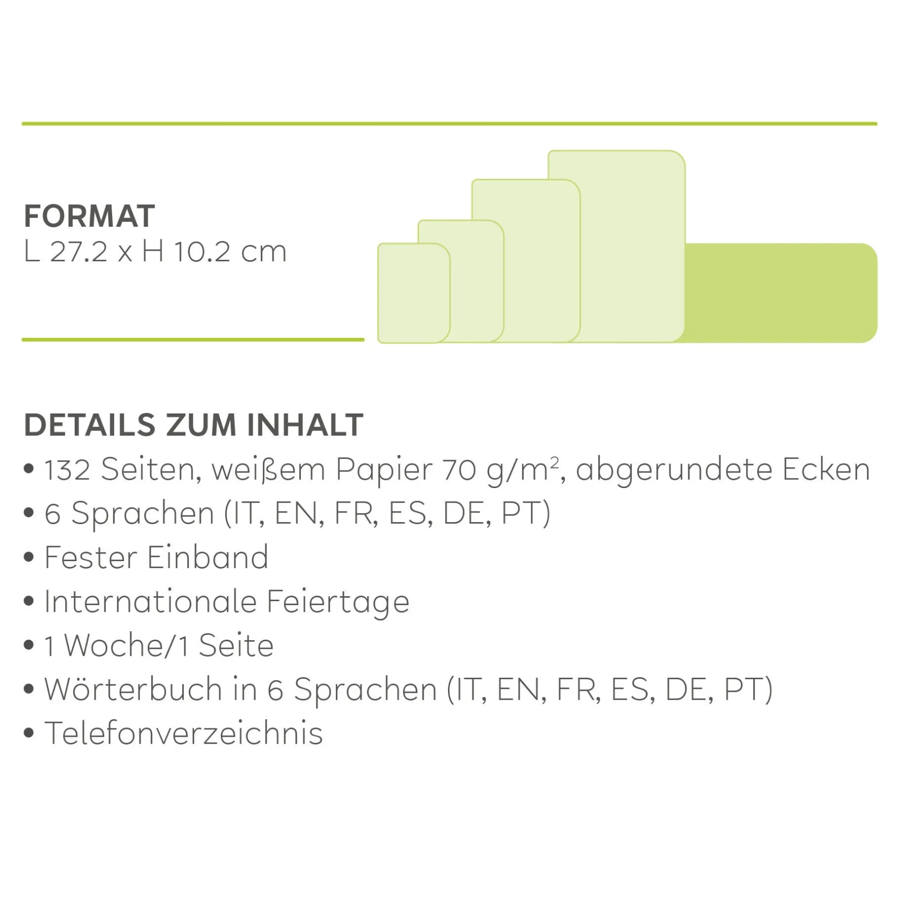 Legami Wochenplaner Für 12 Monate*Schreibtisch-Planer für 13 Monate - Desk Planner - 2025