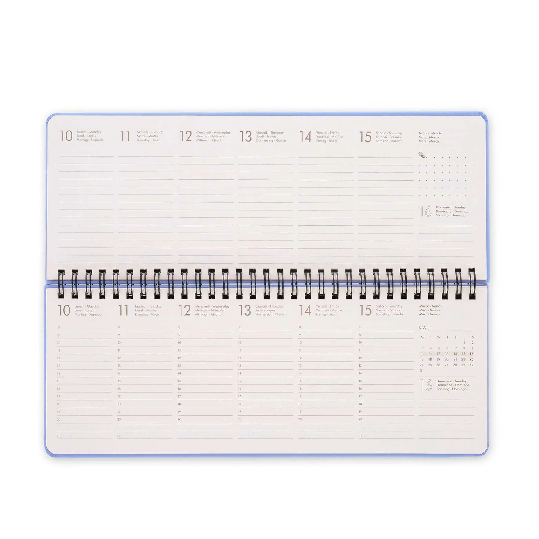Legami Wochenplaner Für 12 Monate*Schreibtisch-Planer für 13 Monate - Desk Planner - 2025