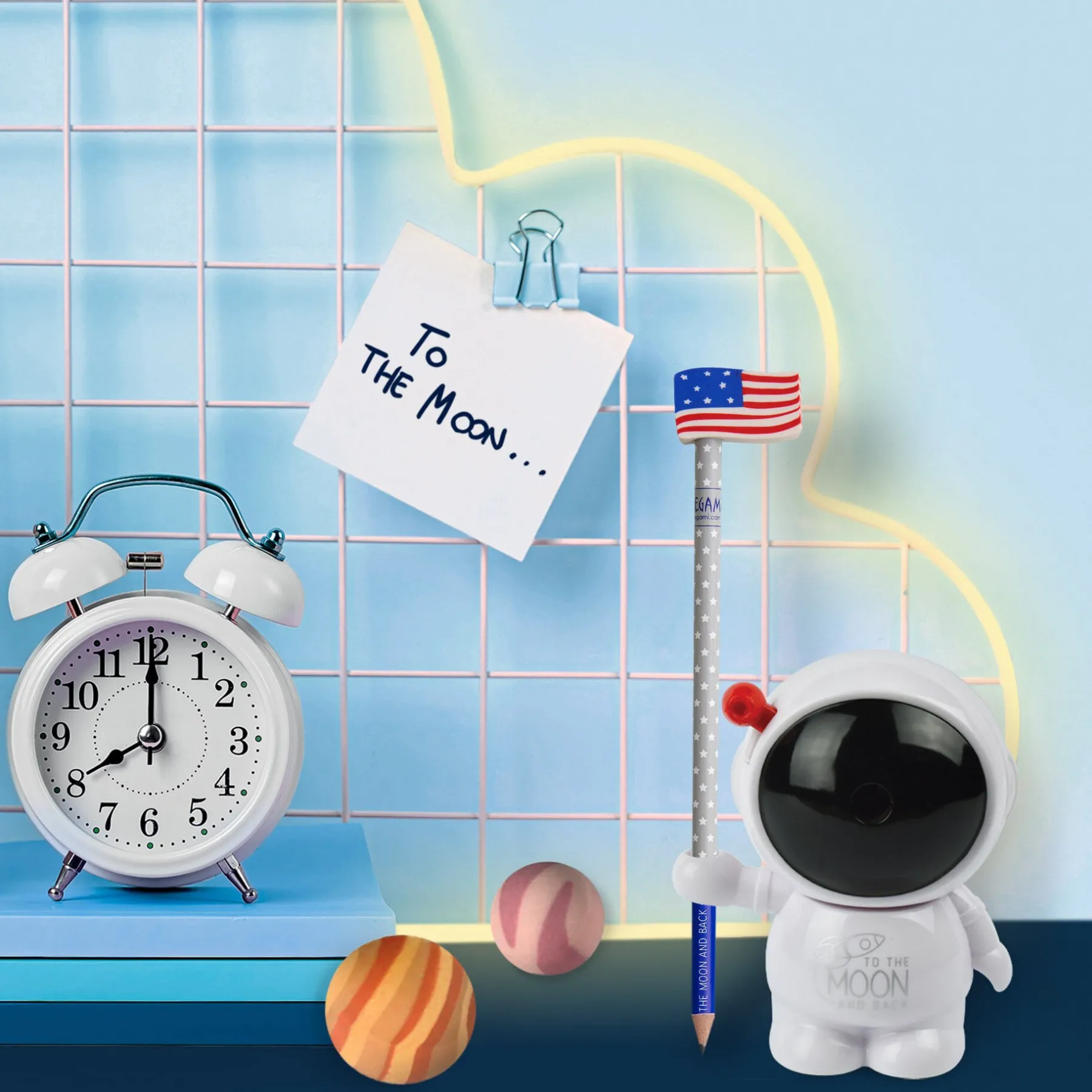 Legami Bleistifte Und Buntstifte*Schreibtischset - To the Moon and Back