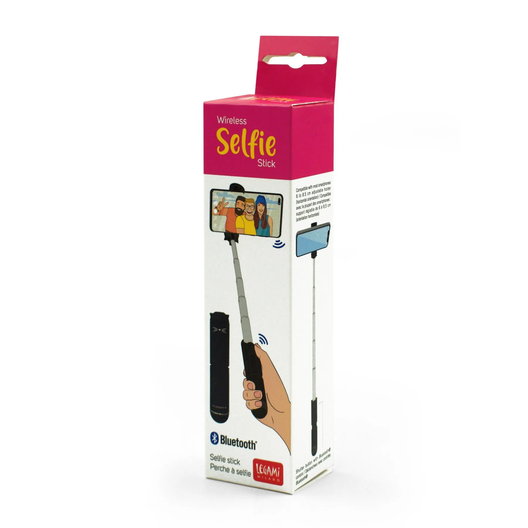 Legami Zubehör Für Smartphone, Pc, Tablet*Selfie-Stick mit Bluetooth®