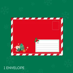 Legami Party-Accessoires*Set für Brief an den Weihnachtsmann
