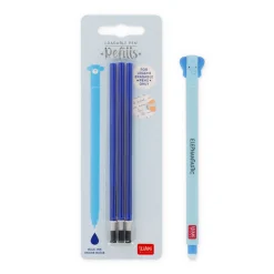 Legami Erasables Stifte Nachfüllminen|Löschbare Stifte*Set Löschbarer Stift Elephant mit blauer Ersatzmine