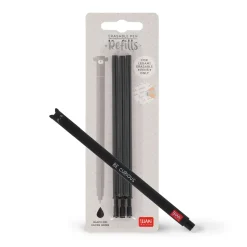 Legami Erasables Stifte Nachfüllminen|Löschbare Stifte*Set Löschbarer Stift Kitty mit schwarzer Ersatzmine